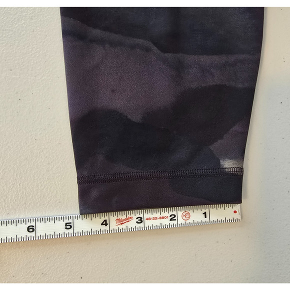 Lululemon Athletica Jogging Pants Women's 14 Black Green Camo Stretch - Picture 16 of 16